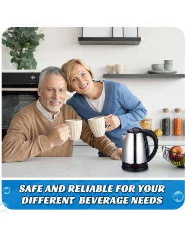 Hervidor Eléctrico Baquler 2L Acero Inoxidable Apagado Automático