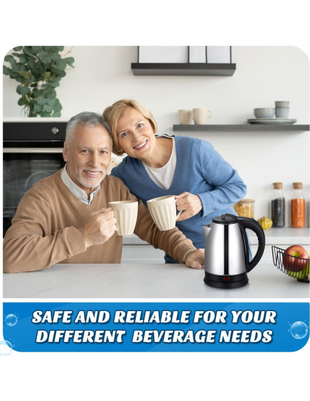 Hervidor Eléctrico Baquler 2L Acero Inoxidable Apagado Automático