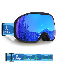 Gafas de Esquí Keary para Niños 3-14 Años UV Anti-Niebla