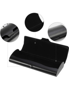 Estuche de Gafas de Aluminio Negro CDG225-P Compacto 2