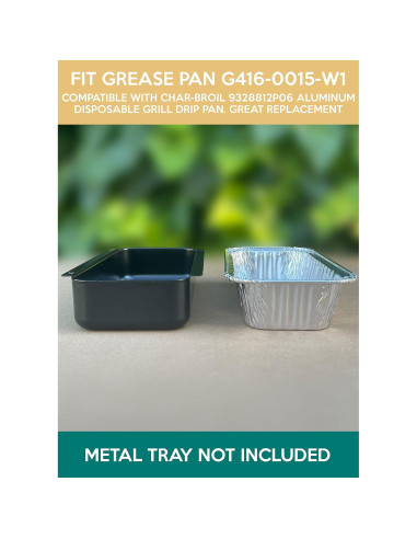 Bandejas de Goteo de Aluminio Fig & Leaf 20 Unidades 17.78x8.89cm