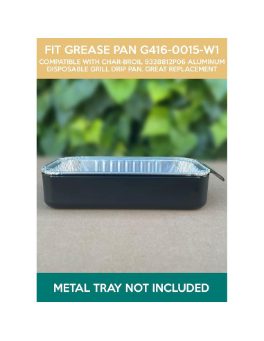 Bandejas de Goteo de Aluminio Fig & Leaf 20 Unidades 17.78x8.89cm