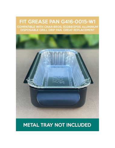 Bandejas de Goteo de Aluminio Fig & Leaf 20 Unidades 17.78x8.89cm