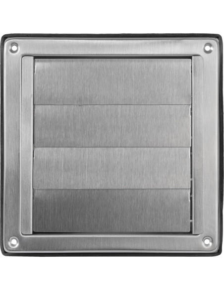 Cubierta de Ventilación de Acero Inoxidable 10 cm - Aletas Gravedad
