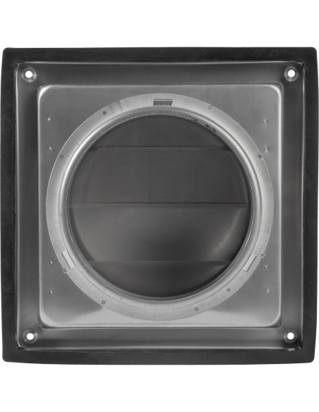 Cubierta de Ventilación de Acero Inoxidable 10 cm - Aletas Gravedad