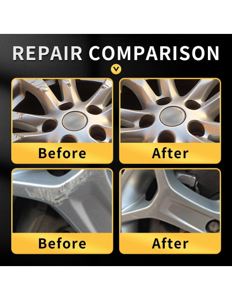 LIONBOW Pintura de Retoque para Ruedas - Plata Media 12ml