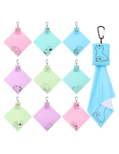 10 Paños de Microfibra Copkim para Limpiar Gafas y Pantallas