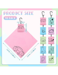 10 Paños de Microfibra Copkim para Limpiar Gafas y Pantallas 2