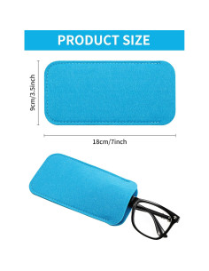 Frienda 7 Fundas Suaves para Gafas de Tela Portátil 2