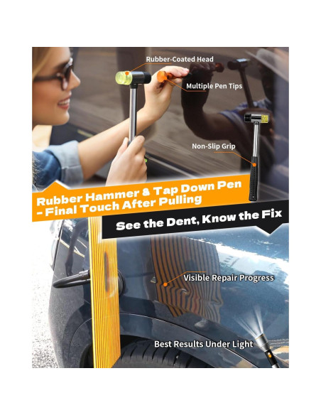 Kit de Reparación de Abolladuras sin Pintura Super PDR DPK-85