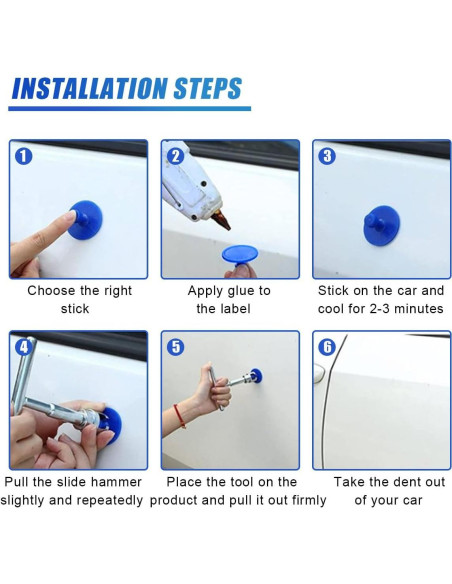 Kit de Extracción de Abolladuras GAOLAOSY 18 Piezas