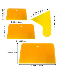 10 Espátulas de Relleno de Carrocería AYWFEY - 4 Tamaños 2