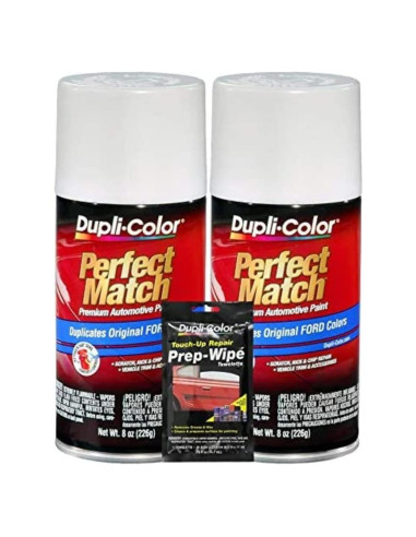 Kit de Pintura de Retoque Dupli-Color BFM0335 Blanco 3 Piezas