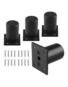 Juego de 4 patas ajustables Kyuionty 6 cm para muebles