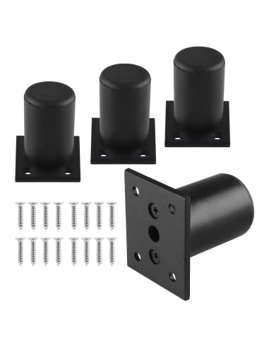 Juego de 4 patas ajustables Kyuionty 6 cm para muebles