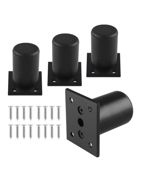 Juego de 4 patas ajustables Kyuionty 6 cm para muebles