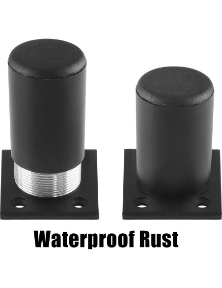 Juego de 4 patas ajustables Kyuionty 6 cm para muebles