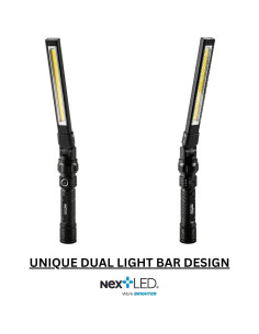 Luz de Trabajo LED NextLED NT-7544 Plegable Doble Cara 1200 Lúmenes 2