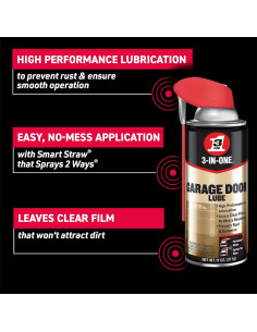 Lubricante para Puertas de Garaje 3-IN-ONE 311g Spray 2