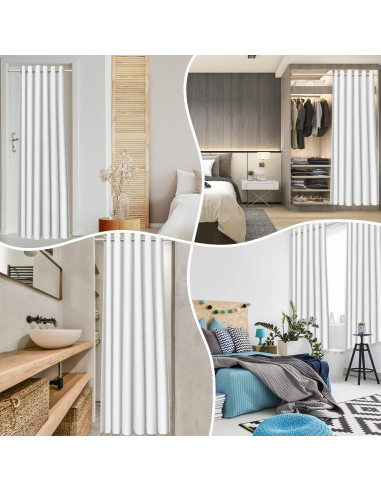 Cortina de Puerta Erosebridal Espacio Exterior 106.68x203.2 cm