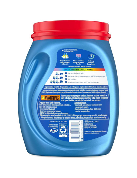 Detergente Persil Ultra Pacs Limpieza Ropa Deportiva 32 Unidades