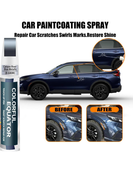 Pintura de Retoque SNSIR Canyon River Blue Metallic 12ml Honda
