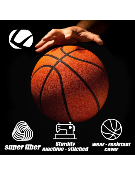 Balón de Baloncesto Fantecia Tamaño 7 con Bomba - Goma