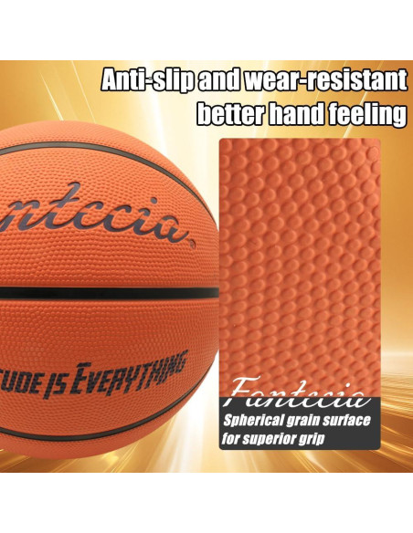Balón de Baloncesto Fantecia Tamaño 7 con Bomba - Goma