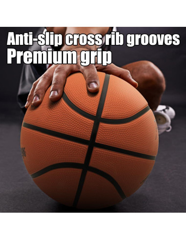 Balón de Baloncesto Fantecia Tamaño 7 con Bomba - Goma