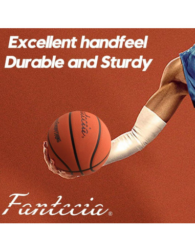 Balón de Baloncesto Fantecia Tamaño 7 con Bomba - Goma