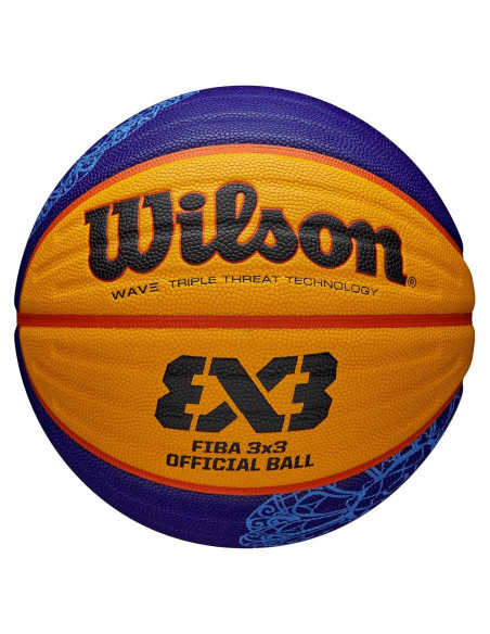 Balón de Baloncesto Wilson FIBA 3x3 Tamaño 6 Naranja