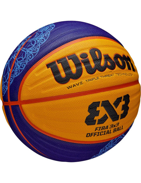 Balón de Baloncesto Wilson FIBA 3x3 Tamaño 6 Naranja