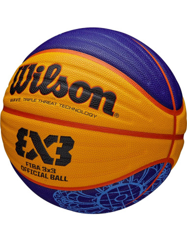 Balón de Baloncesto Wilson FIBA 3x3 Tamaño 6 Naranja