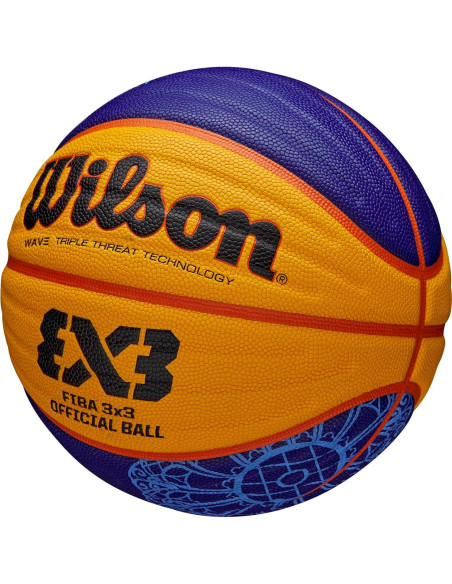 Balón de Baloncesto Wilson FIBA 3x3 Tamaño 6 Naranja