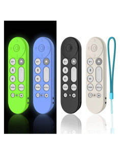 Funda de Silicona para Control Remoto Google TV 4K 2024 - 4 Colores
