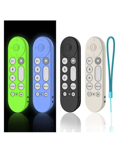 Funda de Silicona para Control Remoto Google TV 4K 2024 - 4 Colores