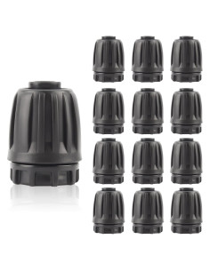 Tapones de Fin de Riego Kalolary 12PCS 1/2" para Tubo Goteo