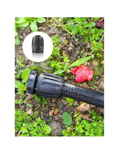 Tapones de Fin de Riego Kalolary 12PCS 1/2" para Tubo Goteo
