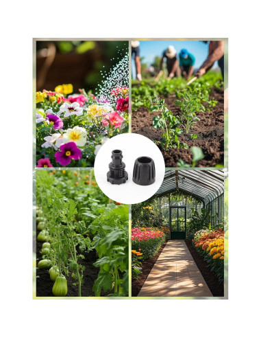 Tapones de Fin de Riego Kalolary 12PCS 1/2" para Tubo Goteo