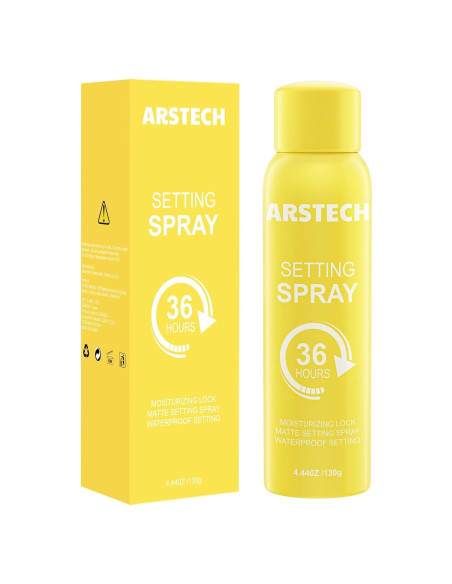 Spray Fijador de Maquillaje Arstech 125 ml Larga Duración 36HR