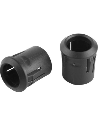 Portalámparas LED Eujgoov 50Pcs 3mm 5mm 8mm 10mm Plástico Negro