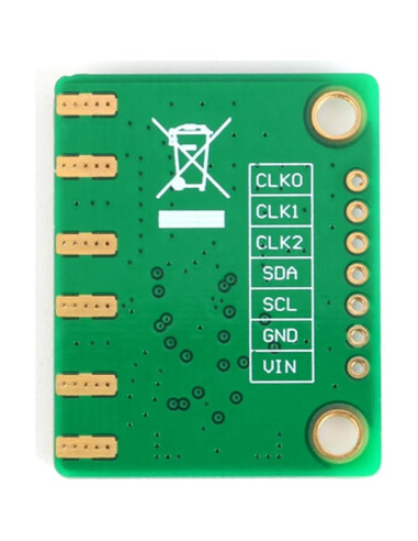 Módulo Generador de Señal de Reloj Si5351A 3 Canales 8KHz-160MHz I2C