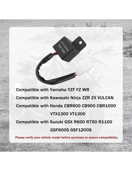 Relé Intermitente LED Carleef 12V para Motocicleta 150W