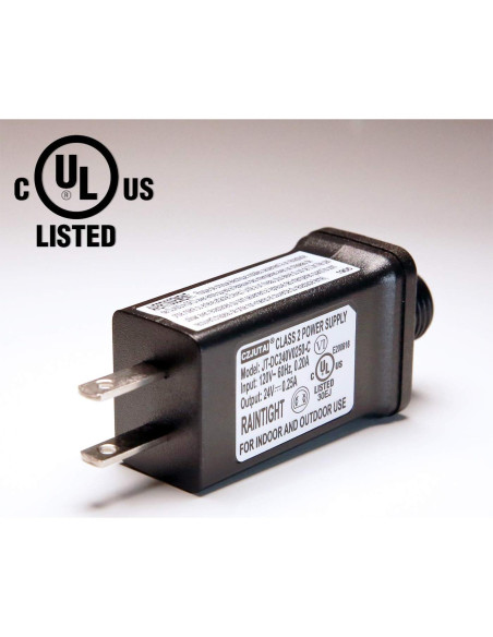 Adaptador de Luz LED 24V TYBEEU para Árbol de Navidad