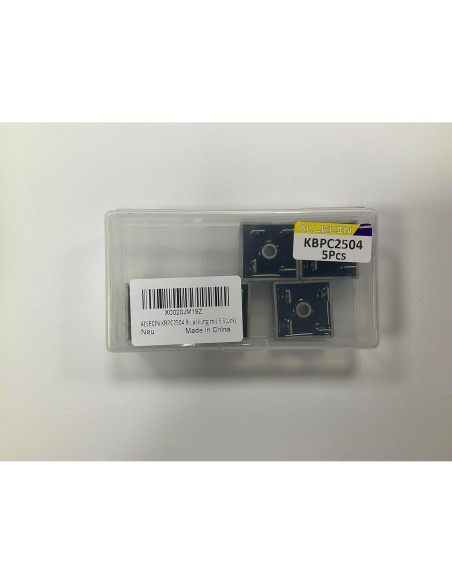 Diodo Rectificador Puente ALLECIN KBPC2504 25A 400V - Paquete de 5