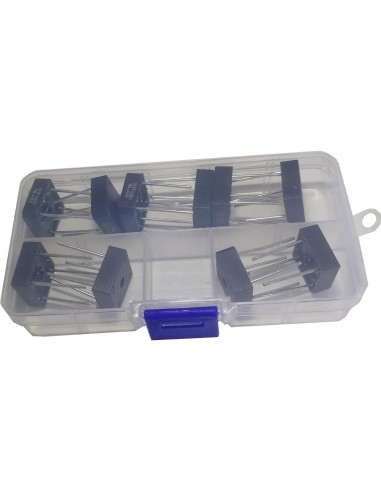 Rectificador de Puente Diodo FAYLEZ KBPC1010 10A 1000V 4 Pines