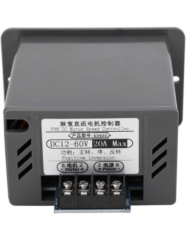 Controlador de Velocidad de Motor DC Acogedor 12-60V 20A