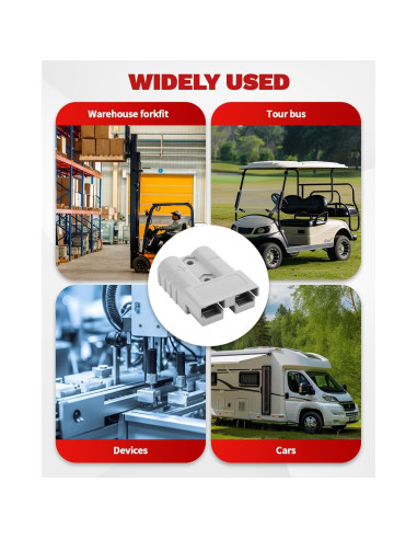 Conector Rápido de Batería OXDFK 50A-600V 6PCS Cables de Salto