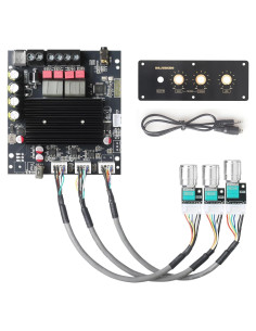 Amplificador de Potencia T100HS-W 100W+100W Bluetooth 12V-30V