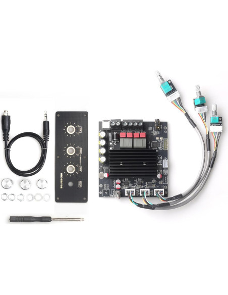 Amplificador de Potencia T100HS-W 100W+100W Bluetooth 12V-30V